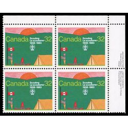 canada stamp 993 scout encampment 32 1983 PB UR