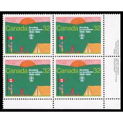 canada stamp 993i scout encampment 32 1983 PB LR