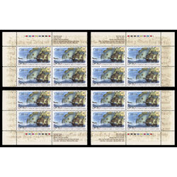 canada stamp 1649 cabot s ship matthew with map and globe in background 45 1997 PB SET