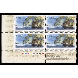 canada stamp 1649 cabot s ship matthew with map and globe in background 45 1997 PB LL