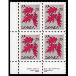 canada stamp 720 red oak 30 1978 PB LL