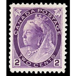 canada stamp 76 queen victoria 2 1898 M VFNH 020