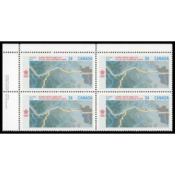 canada stamp 1077 map 34 1986 PB UL