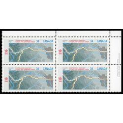 canada stamp 1077 map 34 1986 PB UR