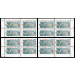 canada stamp 1077i map 34 1986 PB SET