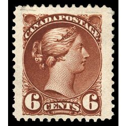 canada stamp 43 queen victoria 6 1888 M VF 052