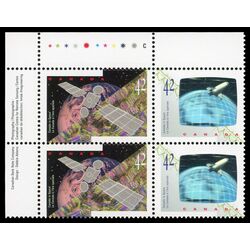 canada stamp 1442a canada in space 1992 PB UL