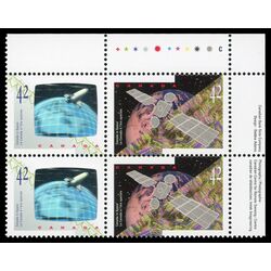 canada stamp 1442a canada in space 1992 PB UR
