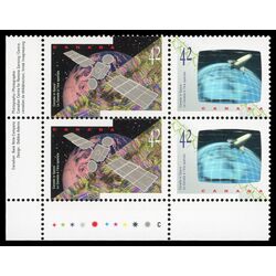 canada stamp 1442a canada in space 1992 PB LL