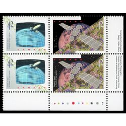 canada stamp 1442a canada in space 1992 PB LR