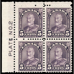 canada stamp 169 king george v 5 1930 PB UL %232 010