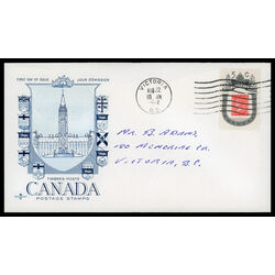 canada stamp 399 1860 b c stamp 5 1962 FDC PC 015