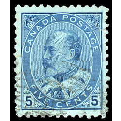 canada stamp 91b edward vii 5 1903
