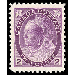 canada stamp 76 queen victoria 2 1898 M F VFNH 019