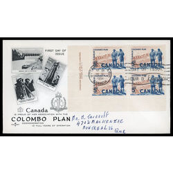 canada stamp 394 power plant 5 1961 FDC LL 016