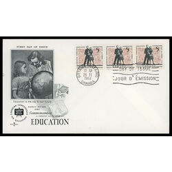 canada stamp 396 students 5 1962 FDC PC 021