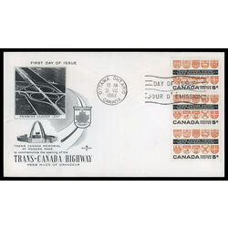 canada stamp 400 provincial coats of arms 5 1962 FDC PC 019