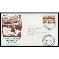 canada stamp 400 provincial coats of arms 5 1962 FDC PC 028