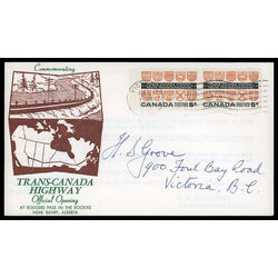 canada stamp 400 provincial coats of arms 5 1962 FDC PC 033
