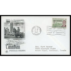 canada stamp 397 lord selkirk 5 1962 FDC PC 016