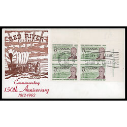 canada stamp 397 lord selkirk 5 1962 FDC UR 020