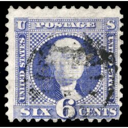 us stamp postage issues 115 washington ultramarine 6 1869 U 001