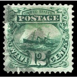 us stamp postage issues 117 s s adriatic 12 1869 U VF 004