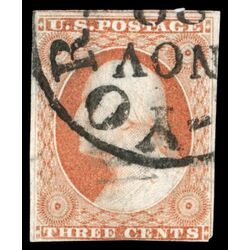 us stamp postage issues 10 washington 3 1851 U 004