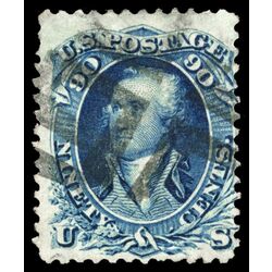 us stamp postage issues 101 washington 90 1867 U 001