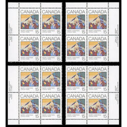 canada stamp 870 christmas morning 15 1980 PB SET