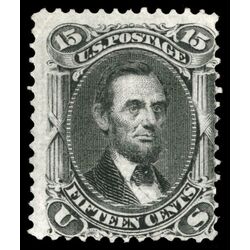 us stamp postage issues 98 lincoln 15 1867 M NG 001