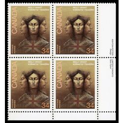 canada stamp 1091 molly brant 34 1986 PB LR