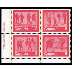 canada stamp 647ai keep fit winter sports 1974 PB LL