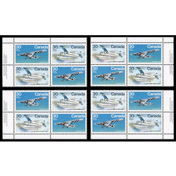 canada stamp 970a bush aircraft 1982 PB SET