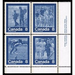canada stamp 632a keep fit summer sports 1974 PB LR