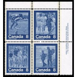 canada stamp 632ai keep fit summer sports 1974 PB UR