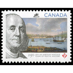 canada stamp 2649 benjamin franklin quebec city 2013