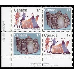 canada stamp 836a inuit shelter and community 1979 PB LL