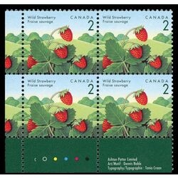 canada stamp 1350 wild strawberry 2 1992 PB LL