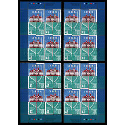 canada stamp 1558 lunenburg academy 43 1995 PB SET