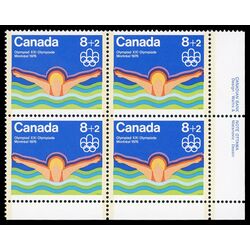 canada stamp b semi postal b4i swimming 1975 PB LR