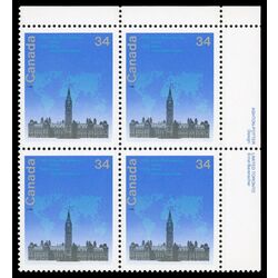 canada stamp 1061ii stylized map over parliament buildings 34 1985 PB UR