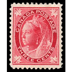 canada stamp 69 queen victoria 3 1898 M VF 022