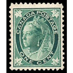canada stamp 67 queen victoria 1 1897 M VF 021