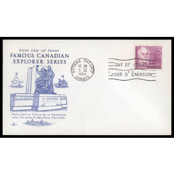canada stamp 410 sir casimir czowski 5 1963 FDC PC 025