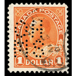 canada stamp o official oa122 king george v 1 00 1912 U F VF 001