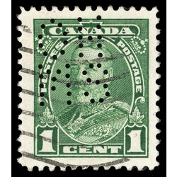 canada stamp o official oa217 king george v 1 1935 U VF 002