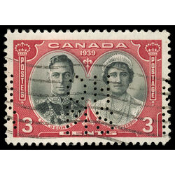 canada stamp o official oa248 king george vi queen elizabeth 3 1939 U VF 001