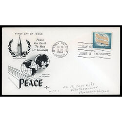 canada stamp 416 pacern in terris 5 1964 FDC PC 008