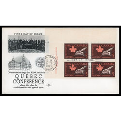 canada stamp 432 quil and maple leaf 5 1964 FDC UL 012